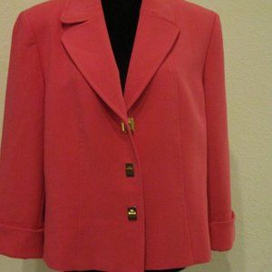 Pink  "Tahari"  Suit Coat /Jacket by Arthur S. Lev